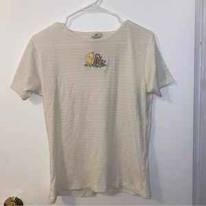 Vintage 90s Winnie the Pooh and Tigger Disney Embroidered T-Shirt